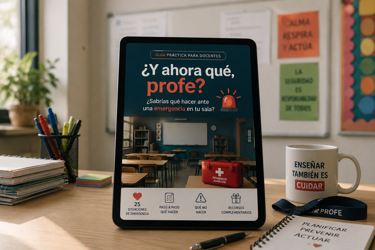 ¿Y AHORA QUÉ, PROFE? | ¿Sabrías qué hacer ante una emergencia en tu sala?